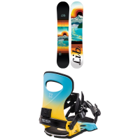 Women's Lib Tech Glider BTX Snowboard 2024 - 147 Package (147 cm) + L Womens in Black size 147/L | Nylon/Aluminum