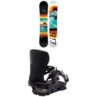 Women's Lib Tech Glider BTX Snowboard 2024 - 139 Package (139 cm) + M Womens | Aluminum in White size 139/M | Aluminum/Polyester