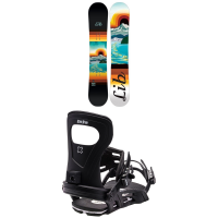 Women's Lib Tech Glider BTX Snowboard 2024 - 139 Package (139 cm) + M Womens | Aluminum in White size 139/M | Aluminum/Polyester