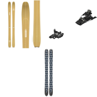 Armada Locator 88 Skis 2024 - 152 Package (152 cm) + 90 Bindings | Aluminum/Rubber in Black size 152/90 | Aluminum/Rubber/Polyester