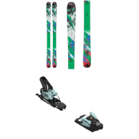 Women's Line Skis Pandora 84 Skis 2024 - 158 Package (158 cm) + 90 Adult Alpine Bindings in Gold size 158/90