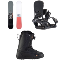 Women's K2 Cold Shoulder Snowboard 2023 - 153 Package (153 cm) + L Bindings in White size 153/L | Polyester