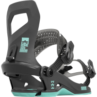 Women's Rome Hydra Snowboard Bindings 2025 in Black size Medium/Large | Nylon/Aluminum