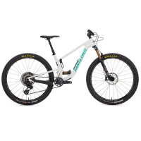 Santa Cruz Bicycles Tallboy 5 CC X0 AXS Complete Mountain Bike 2024 in White size Medium