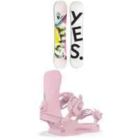 Women's Yes. Basic Snowboard 2024 - 152 Package (152 cm) + S Womens in Blue size 152/S | Aluminum