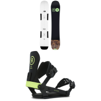 Ride Berzerker Snowboard 2024 - 163W Package (163W cm) + M Bindings in Lime size 163W/M | Aluminum/Bamboo