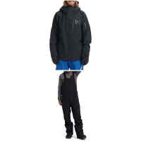 Burton AK 2L GORE-TEX Cyclic Jacket 2024 - Small Package (S) + S Bindings Size Short Sleeve in Black size S/S | Nylon