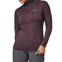 Women's Patagonia R1 Pullover 2024 - XXS Night Plum size 2X-Small | Spandex/Polyester