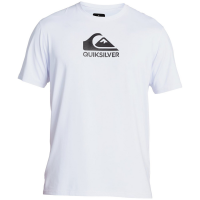 Quiksilver Solid Streak Short Sleeve Surf T-Shirt 2022 in White size Large | Elastane/Polyester