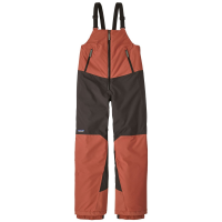 Kid's Patagonia Powder Town Bibs 2024 in Red size X-Large | Polyester