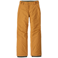 Kid's Patagonia Powder Town Pants 2024 in Yellow size Medium | Polyester