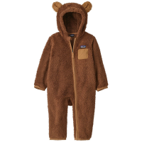 Kid's Patagonia Furry Friends Bunting Infants' 2024 in Brown size 3M-6M | Polyester