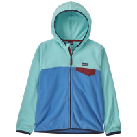 Kid's Patagonia Micro D Snap-T Jacket 2024 in Blue size X-Small | Nylon/Spandex/Polyester
