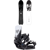 Burton Skeleton Key Snowboard 2024 - 154 Package (154 cm) + S Mens in Black size 154/S | Rubber