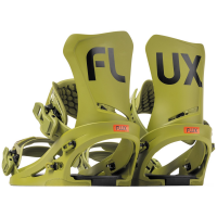 Flux DS Snowboard Bindings 2024 in Green size Large | Nylon