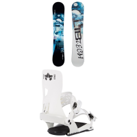 Lib Tech Skate Banana BTX Snowboard 2023 - 159W Package (159W cm) + Large/X-Large Mens in White size 159W/L/Xl