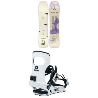 Ride Warpig Snowboard 2023 - 154 Package (154 cm) + L Mens | Nylon/Aluminum in White size 154/L | Nylon/Aluminum/Polyester