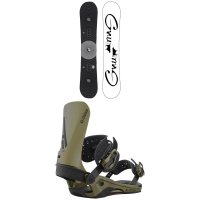 GNU Riders Choice Asym C2X Snowboard 2023 - 155W Package (155W cm) + S Mens size 155W/S | Nylon