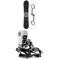 GNU Riders Choice Asym C2X Snowboard 2023 - 157.5 Package (157.5 cm) + Large/X-Large Mens in Black size 157.5/L/Xl