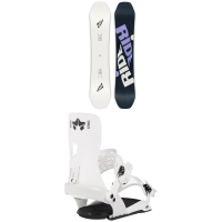 Ride Zero Snowboard 2023 - 142 Package (142 cm) + M/L Mens in White size 142/M/L | Bamboo