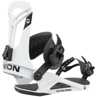 Union Flite Pro Snowboard Bindings 2023 in White size Large | Plastic