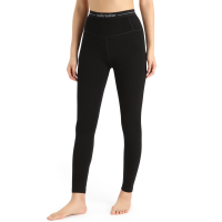 Women's Icebreaker 260 Tech High Rise Leggings 2024 in Black size X-Small | Wool