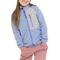 Kid's namuk Avan Bio-Fleece Jacket 2024 in Blue size 9-11Y | Polyester/Plastic