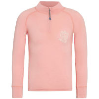 Kid's namuk Honu Half-Zip Longsleeve Top 2024 in Pink size 5-7Y | Wool