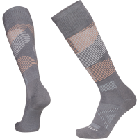 Le Bent Shred Targeted Cushion Snow Socks 2025 in Gray size Small | Wool/Bamboo