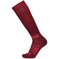 Le Bent The Fit Zero Cushion Socks 2025 in Red size Medium | Wool/Bamboo