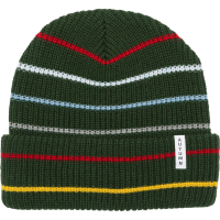 Kid's Autumn Multi Stripe Beanie Hat 2024 in Green