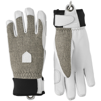 Women's Hestra Army Leather Patrol Gloves 2025 in Gray size 9 | Leather/Polyester/Neoprene