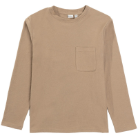 Rhythm Vintage Textured Long-Sleeve T-Shirt Men's 2023 in Khaki size Small | Cotton