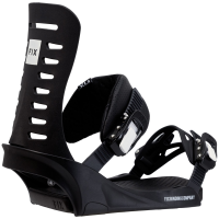 Women's Fix Sunset Snowboard Bindings 2024 in Black size Small | Nylon