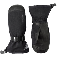 Hestra Powder Gauntlet Mittens 2025 in Black size 7 | Polyester