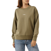 Women's Thrills Minimal Slouch Crew 2023 in Green size Medium | Cotton