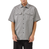 Thrills Proper Occasion Short-Sleeve Work Shirt Men's 2023 in Gray size Small | Cotton