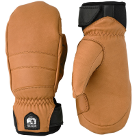 Women's Hestra Fall Line Mittens 2025 in Brown size 9 | Leather/Polyester/Neoprene