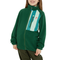 Kid's namuk Avan Bio-Fleece Jacket 2024 in Green size 7-9Y | Polyester/Plastic