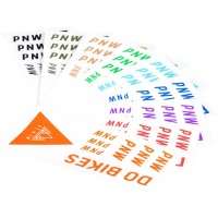 PNW Components Loam Transfer Decal Kit 2023 in Orange | Vinyl