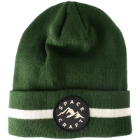 Spacecraft Solo Stripe Lotus Beanie Hat 2025 in Green | Acrylic