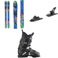 Women's Line Skis Pandora 104 Skis 2024 - 172 Package (172 cm) + 100 AT Bindings in Black size 172/100