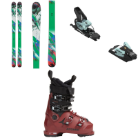 Women's Line Skis Pandora 84 Skis 2024 - 165 Package (165 cm) + 115 Adult Alpine Bindings in Black size 165/115