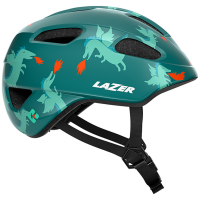 Kid's Lazer Nutz KinetiCore Bike Helmet 2025 in Green | Nylon/Polyester