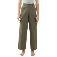 Women's Thrills Union Baggy Pants 2024 in Green size 32" | Cotton/Denim