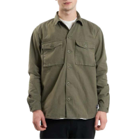 Thrills Issued Overshirt Men's 2024 in Green size Small | Cotton