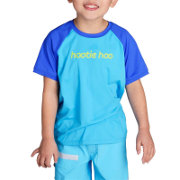 Kid's Hootie Hoo Georgie Sun T-Shirt 2024 in Blue size 8 | Spandex/Polyester