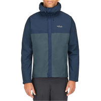 Rab(R) Downpour Eco Jacket Men's 2024 in Blue size 2X-Large | Polyester