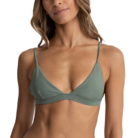 Women's Rhythm Classic Bralette Bikini Top 2024 in Green size X-Small | Nylon/Elastane