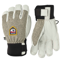 Kid's Hestra Army Leather Patrol Jr. Gloves 2024 in Gray size 3 | Leather/Elastane/Polyester